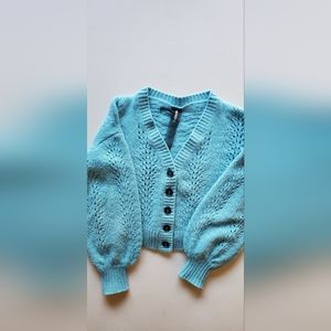 Cashmere Baby Blue Cardigan